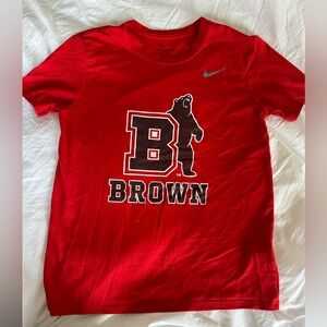 Nike Brown Red Graphic T-Shirt